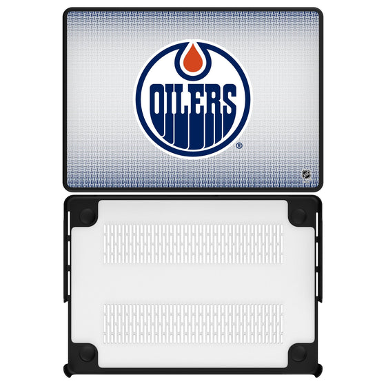 Edmonton Oilers Linen Laptop Case-0