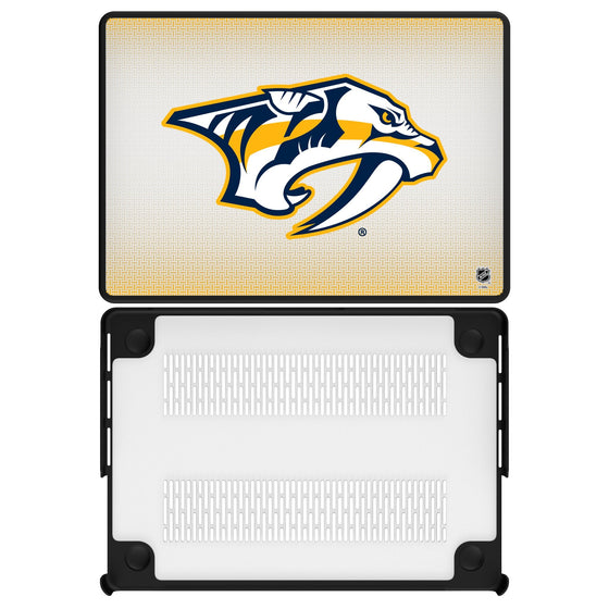 Nashville Predators Linen Laptop Case-0