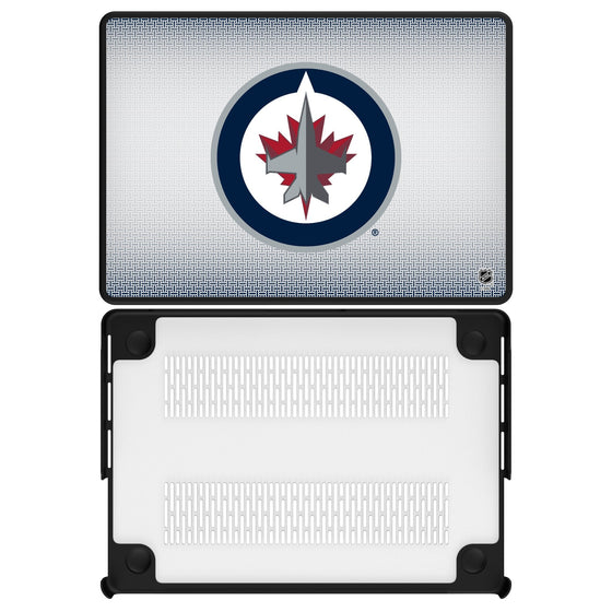 Winnipeg Jets Linen Laptop Case-0