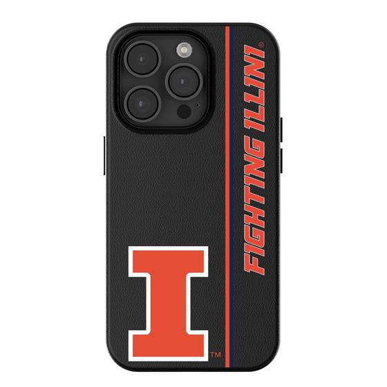 Illinois Fighting Illini Sidebar MagSafe Compatible Phone Case-0