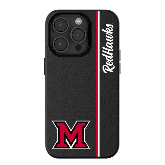 Miami RedHawks Sidebar MagSafe Compatible Phone Case-0