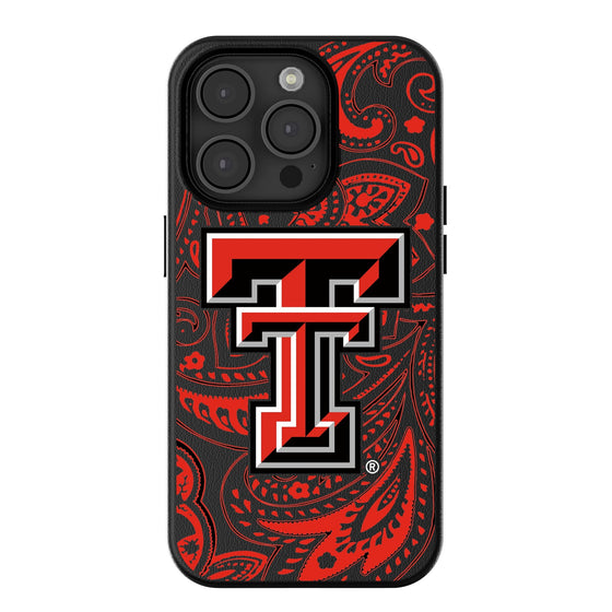 Texas Tech Red Raiders Paisley Magnetic Phone Case-0