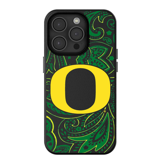 Oregon Ducks Paisley Magnetic Phone Case-0