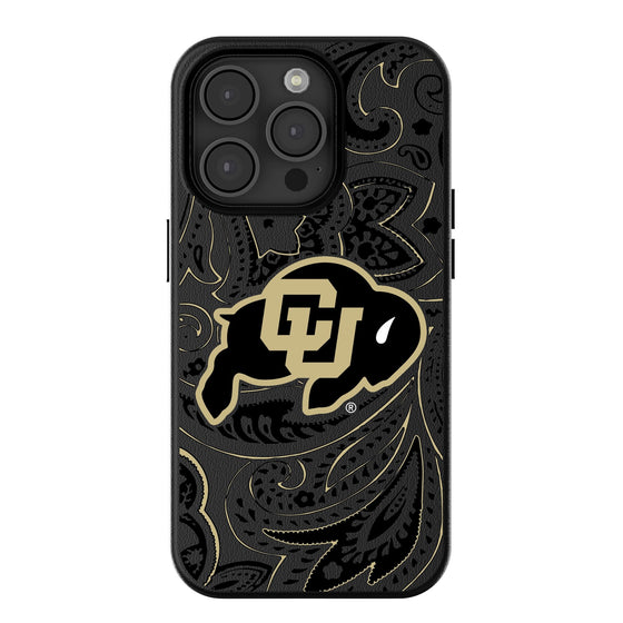 Colorado Buffaloes Paisley Magnetic Phone Case-0