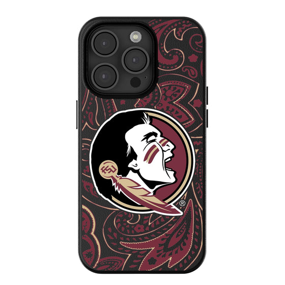 Florida State Seminoles Paisley Magnetic Phone Case-0