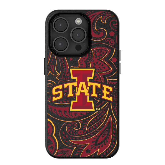 Iowa State Cyclones Paisley Magnetic Phone Case-0