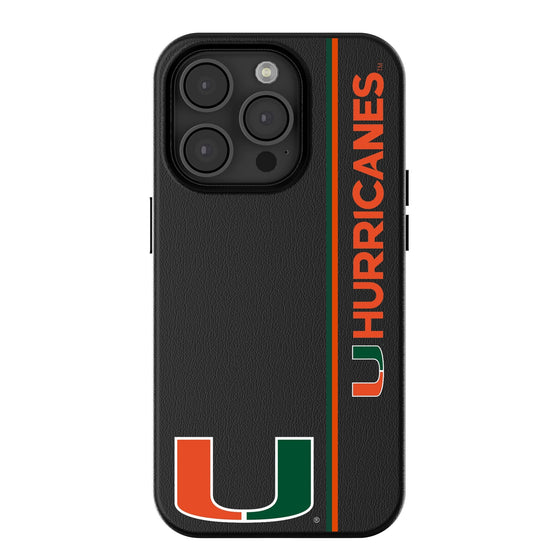 Miami Hurricanes Sidebar MagSafe Compatible Phone Case-0