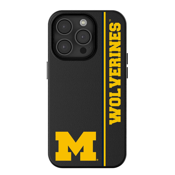 Michigan Wolverines Sidebar MagSafe Compatible Phone Case-0