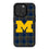 Michigan Wolverines Plaid Magnetic Phone Case-0