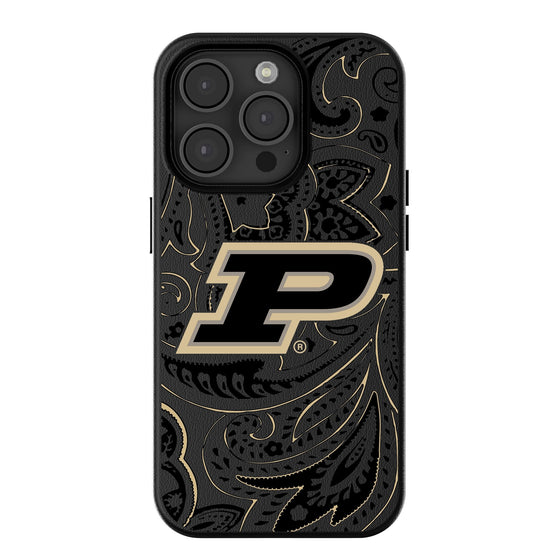 Purdue Boilermakers Paisley Magnetic Phone Case-0