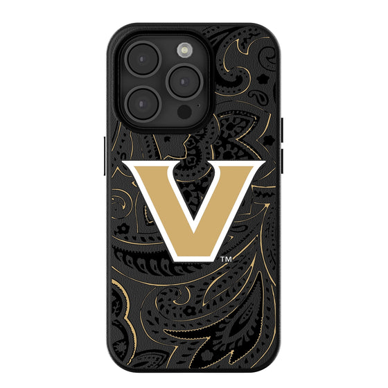 Vanderbilt Commodores Paisley Magnetic Phone Case-0