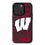 Wisconsin Badgers Paisley Magnetic Phone Case-0