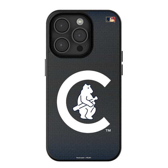 Chicago Cubs 1911-1912 - Cooperstown Collection Linen MagSafe Compatible Phone Case-0