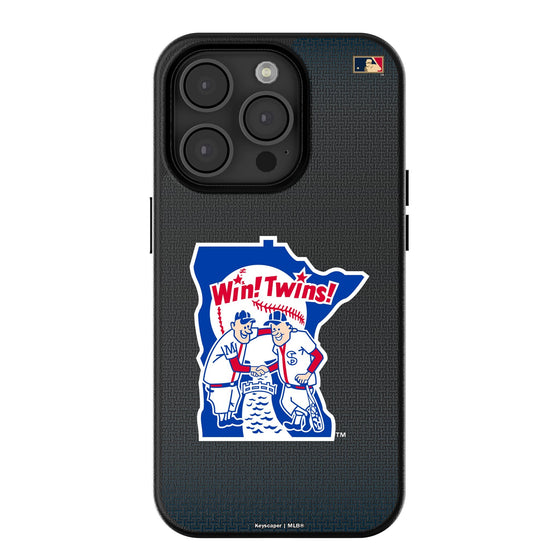 Minnesota Twins 1976-1986 - Cooperstown Collection Linen MagSafe Compatible Phone Case-0