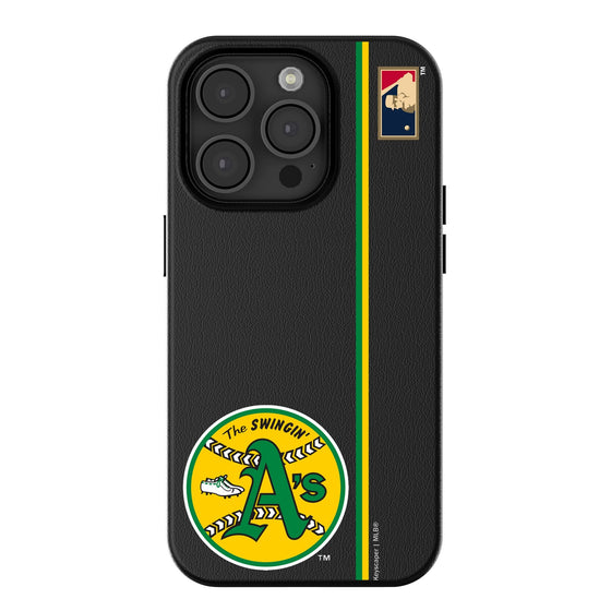 Oakland As 1971-1981 - Cooperstown Collection Sidebar MagSafe Compatible Phone Case-0