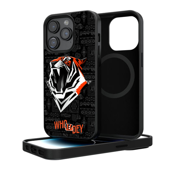 Cincinnati Bengals 2024 Illustrated Limited Edition Magnetic Phone Case-0