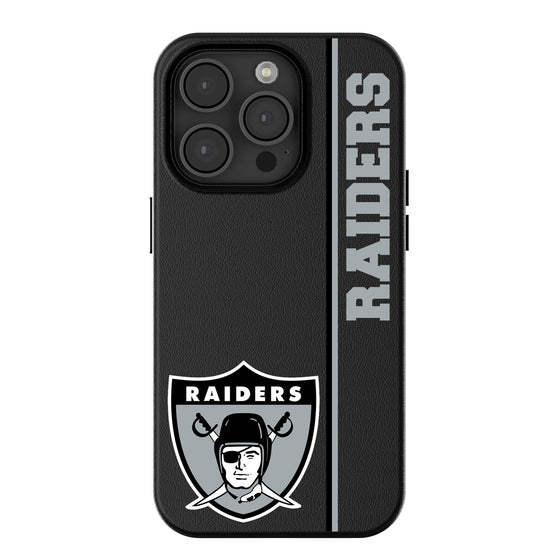 Oakland Raiders 1963 Historic Collection Sidebar MagSafe Compatible Phone Case-0