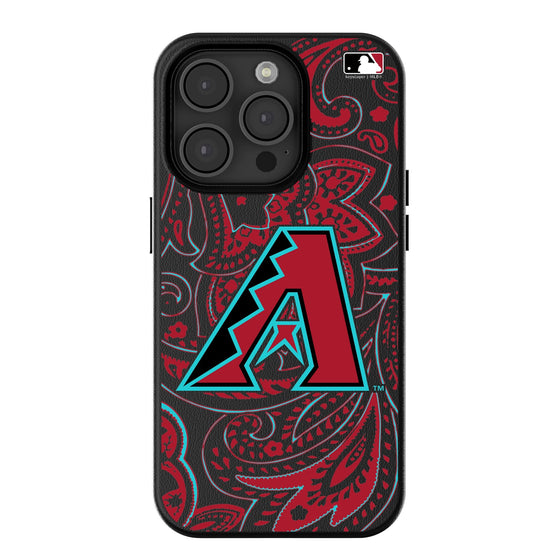 Arizona Diamondbacks Paisley Magnetic Phone Case-0