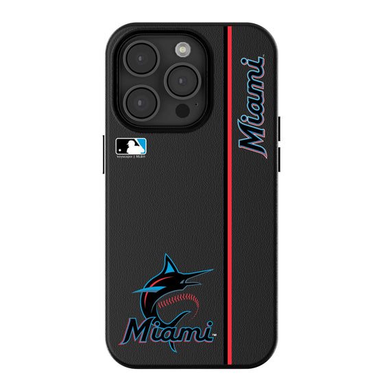 Miami Marlins Sidebar MagSafe Compatible Phone Case-0