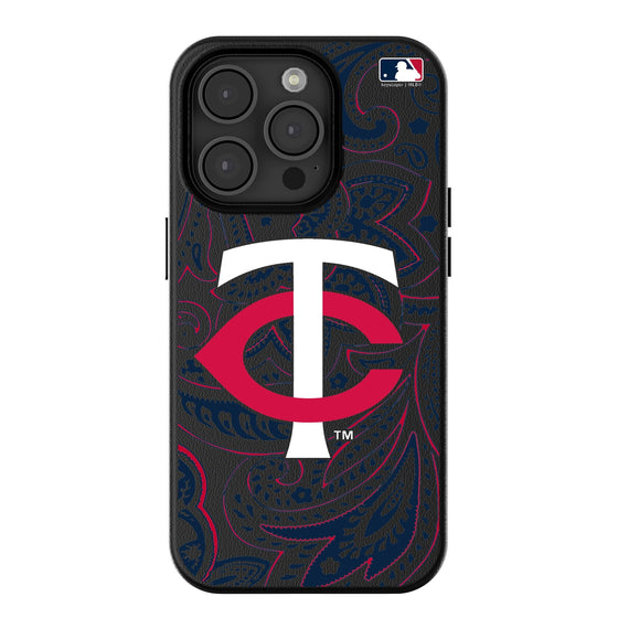 Minnesota Twins Paisley Magnetic Phone Case-0