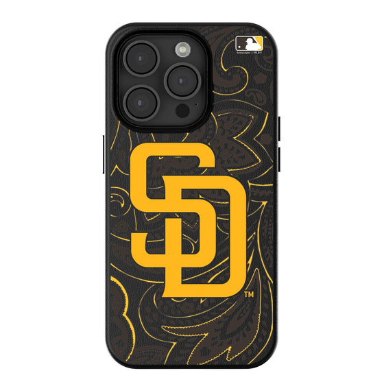 San Diego Padres Paisley Magnetic Phone Case-0