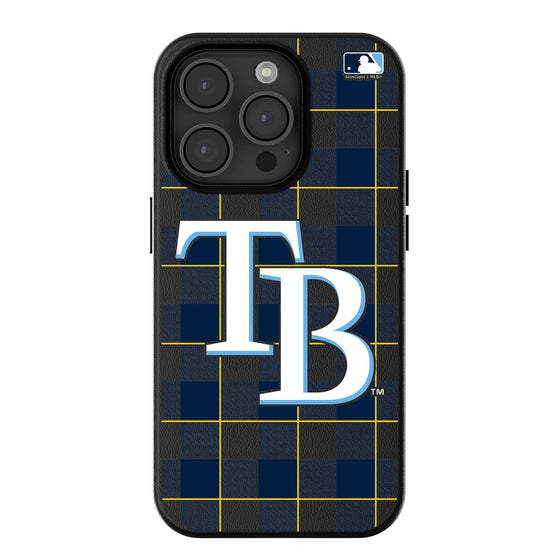 Tampa Bay Rays Plaid Magnetic Phone Case-0