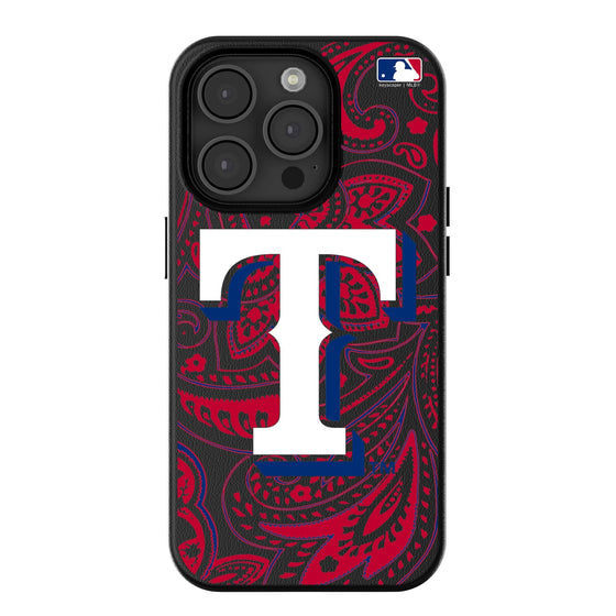 Texas Rangers Paisley Magnetic Phone Case-0