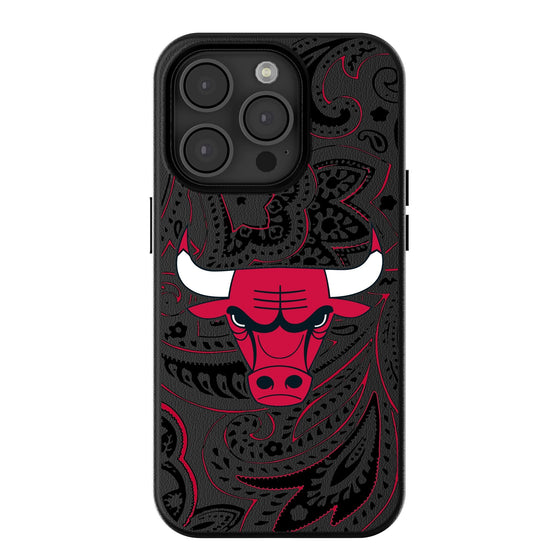 Chicago Bulls Paisley Magnetic Phone Case-0