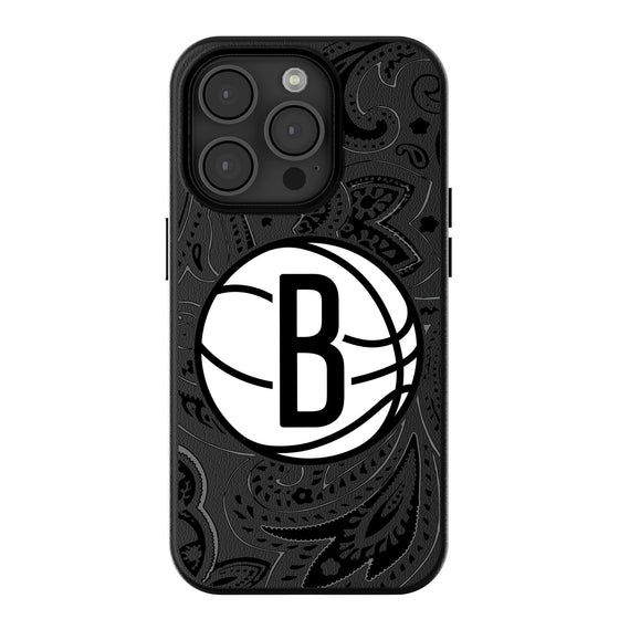 Brooklyn Nets Paisley Magnetic Phone Case-0