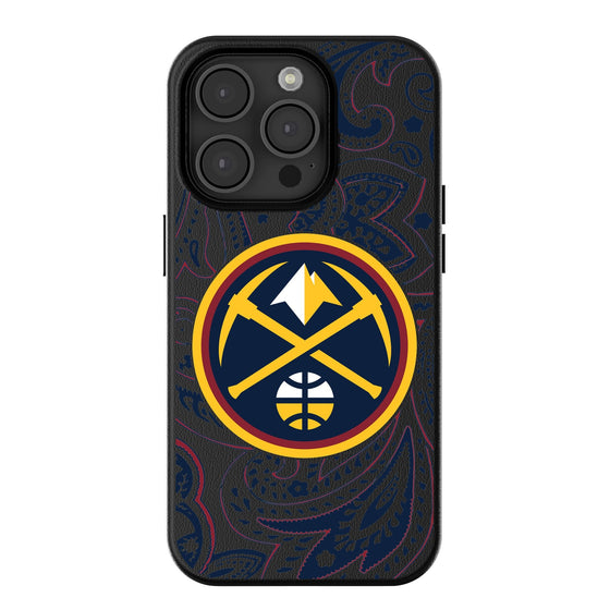 Denver Nuggets Paisley Magnetic Phone Case-0