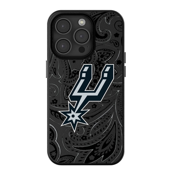 San Antonio Spurs Paisley Magnetic Phone Case-0