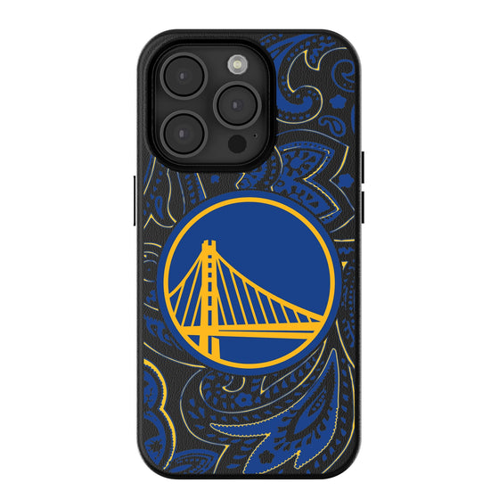 Golden State Warriors Paisley Magnetic Phone Case-0