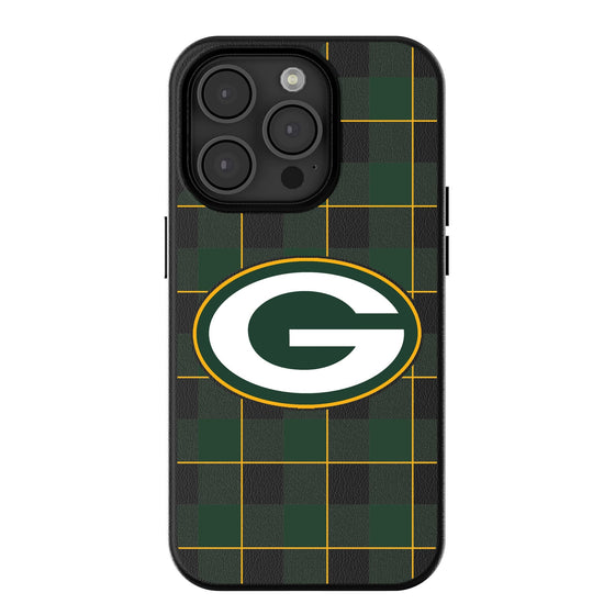 Green Bay Packers Plaid Magnetic Phone Case-0