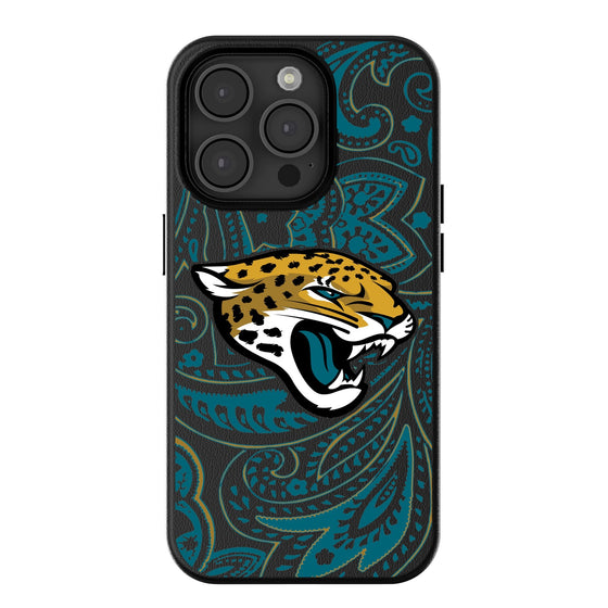 Jacksonville Jaguars Paisley Magnetic Phone Case-0