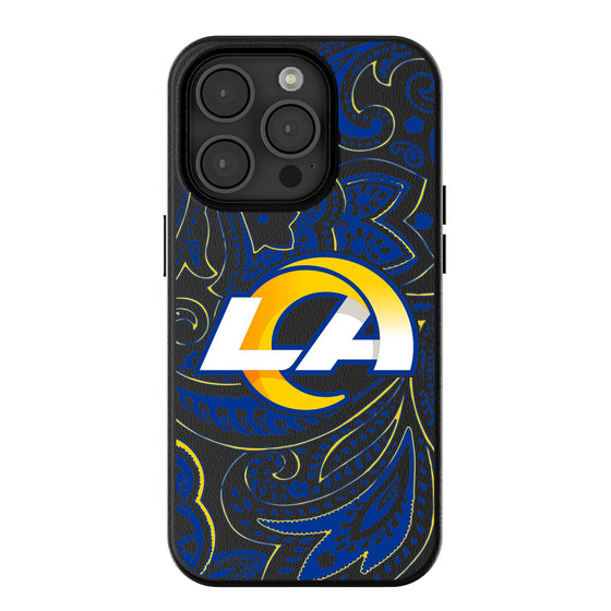 Los Angeles Rams Paisley Magnetic Phone Case-0