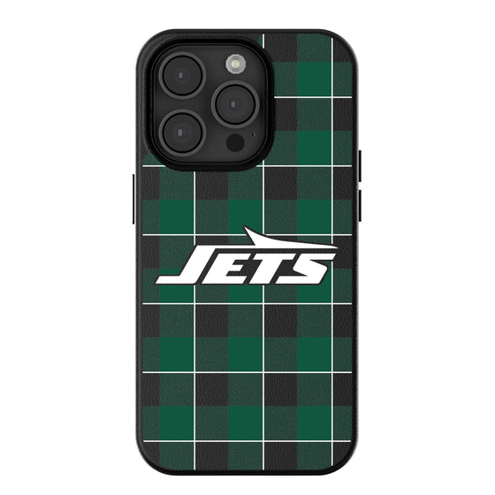 New York Jets Plaid MagSafe Compatible Phone Case-0