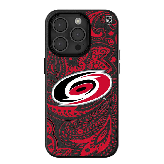 Carolina Hurricanes Paisley MagSafe Compatible Phone Case-0