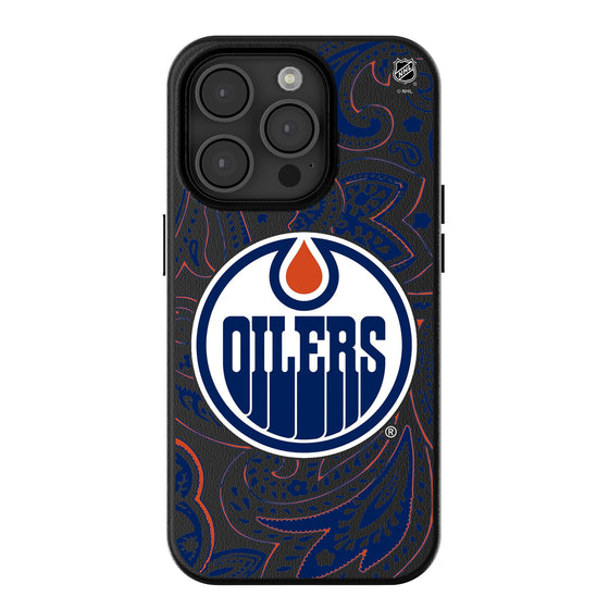 Edmonton Oilers Paisley MagSafe Compatible Phone Case-0