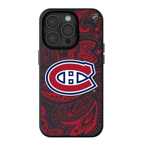 Montreal Canadiens Paisley MagSafe Compatible Phone Case-0