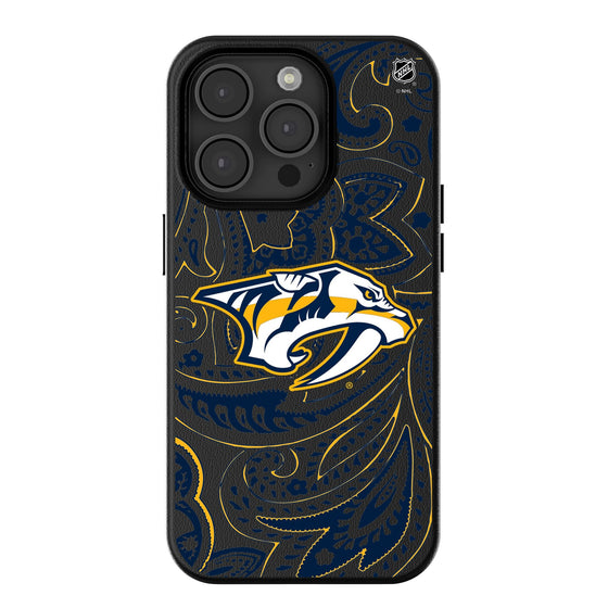 Nashville Predators Paisley MagSafe Compatible Phone Case-0