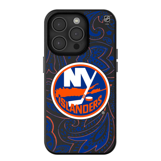 New York Islanders Paisley MagSafe Compatible Phone Case-0