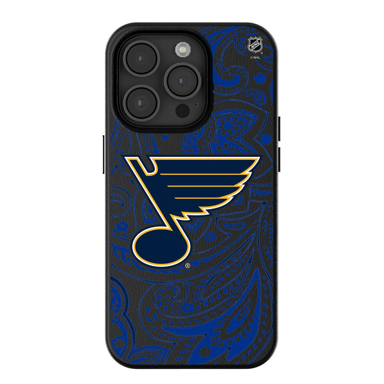 St. Louis Blues Paisley MagSafe Compatible Phone Case-0