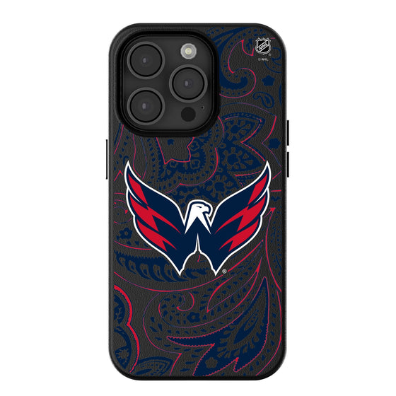 Washington Capitals Paisley MagSafe Compatible Phone Case-0