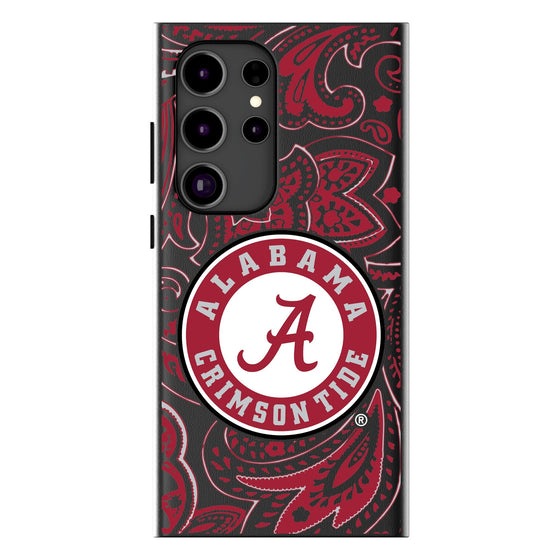 Alabama Crimson Tide Paisley Magnetic Phone Case-1