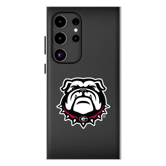 University of Georgia Bulldogs Uga Linen MagSafe Compatible Phone Case-0