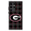 University of Georgia Bulldogs Plaid MagSafe Compatible Phone Case-0