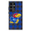 Kansas Jayhawks Plaid Magnetic Phone Case-1