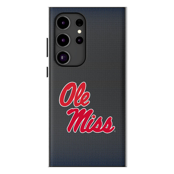 University of Mississippi Rebels Linen MagSafe Compatible Phone Case-0