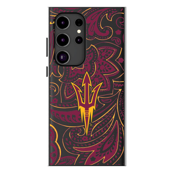 Arizona State Sun Devils Paisley Magnetic Phone Case-1