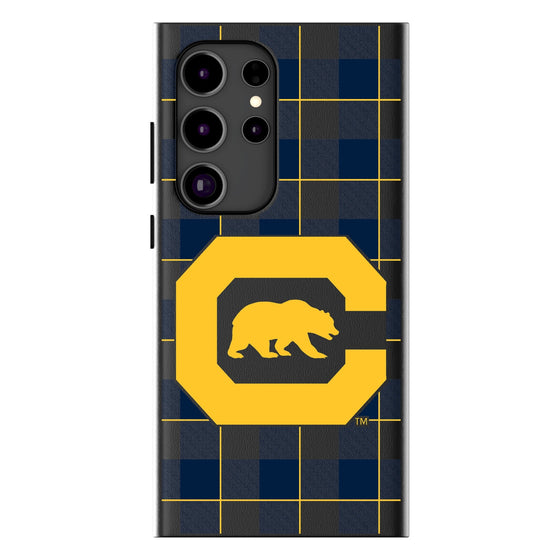 University of California Berkeley Golden Bears Plaid MagSafe Compatible Phone Case-0